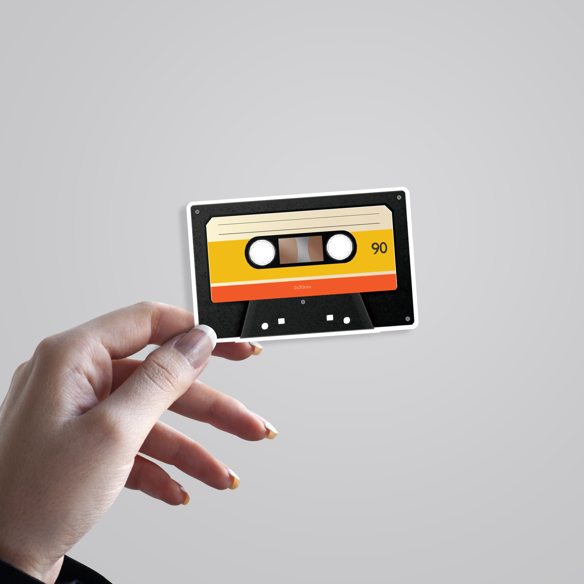 Fomo Store Stickers Casual Retro Cassette