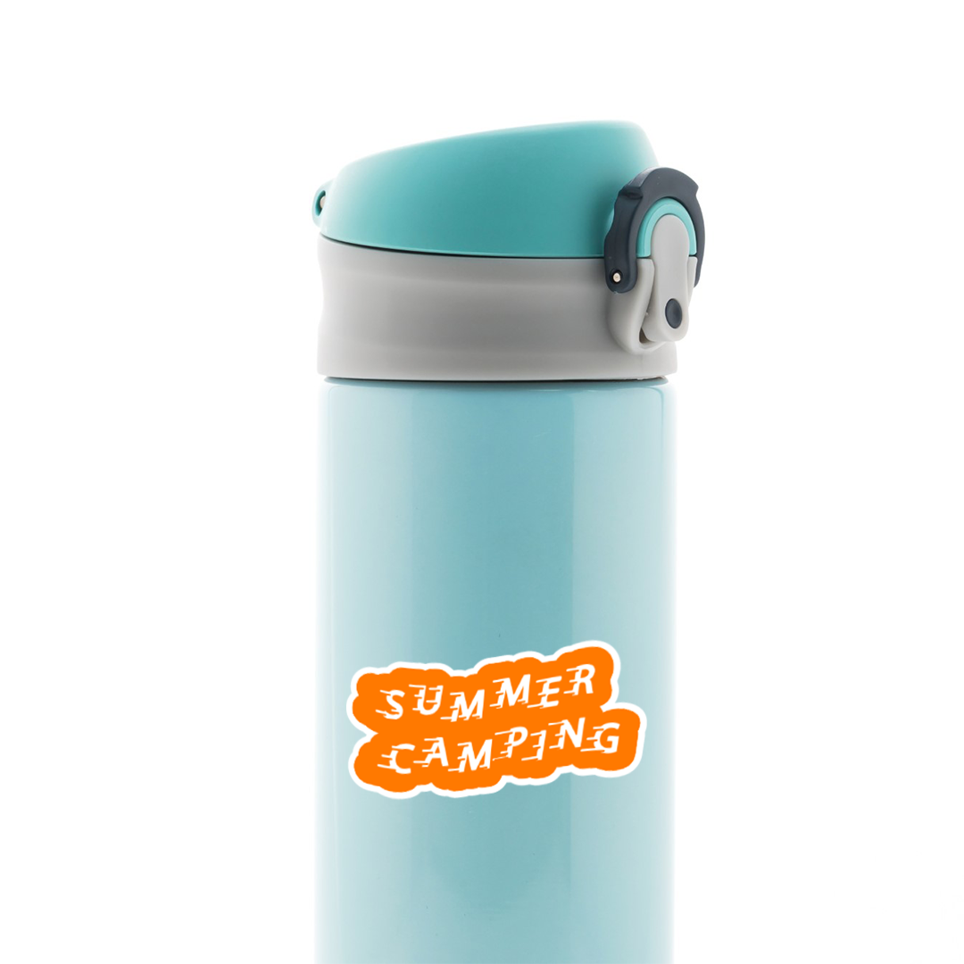 Summer Camping Travels Stickers