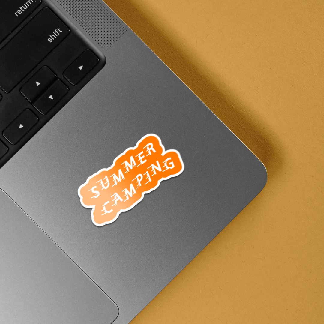 Summer Camping Travels Stickers