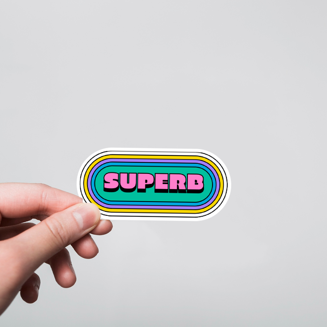 Super B Sticker Superb Stickers - Elevate Your Life with Amazing Sticker Collection