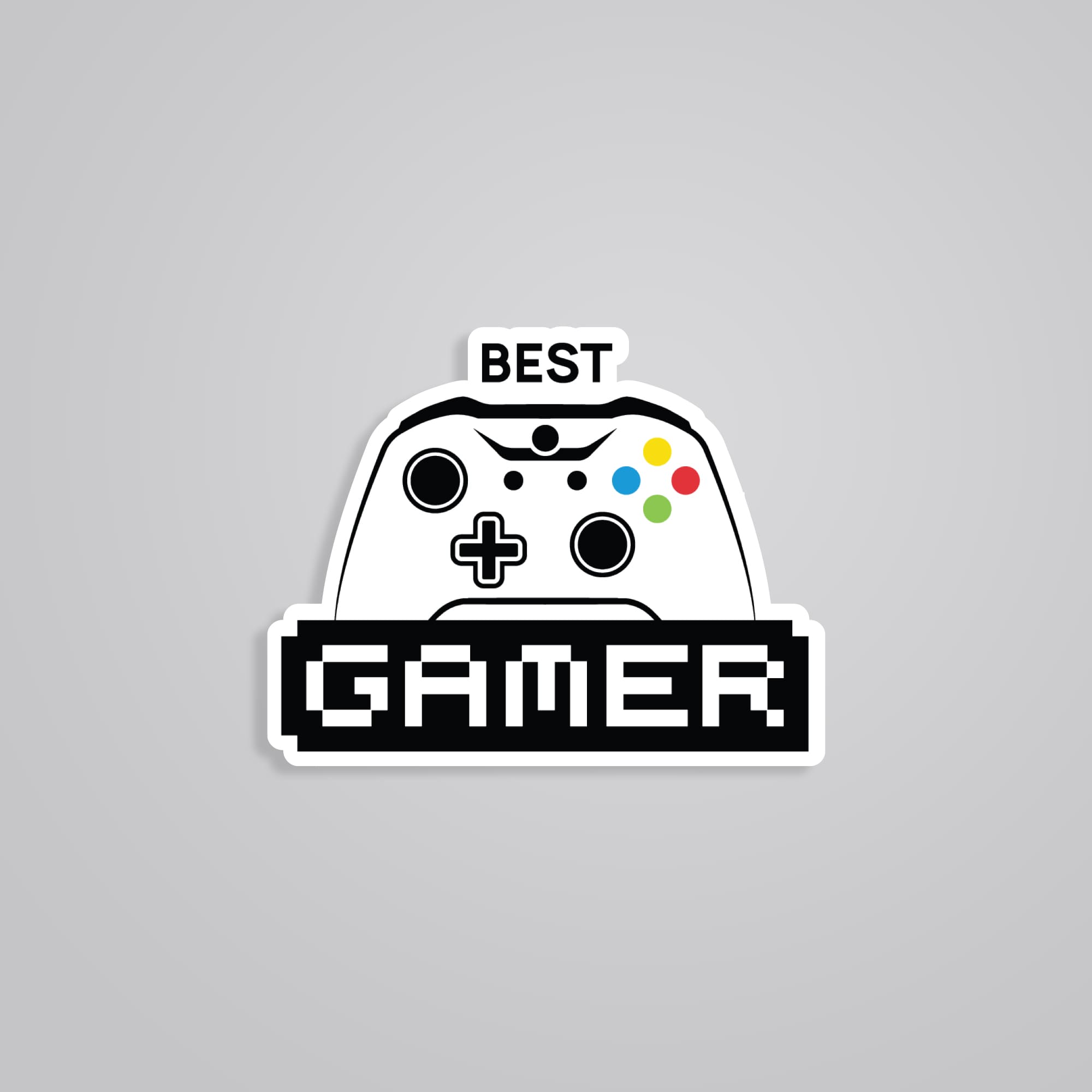 Best Gamer Sticker - Level Up Your Gear with Gaming Swag
