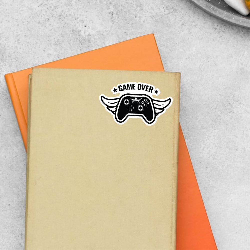 Game Over Sticker - Retro-inspired Gaming Decor for Winners