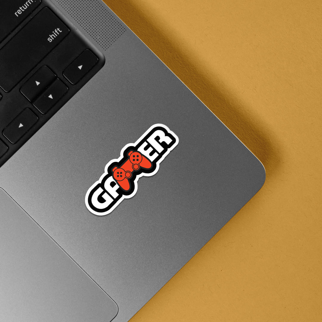 Gamer Sticker - Level Up Your Gear with Cool Gaming Decals