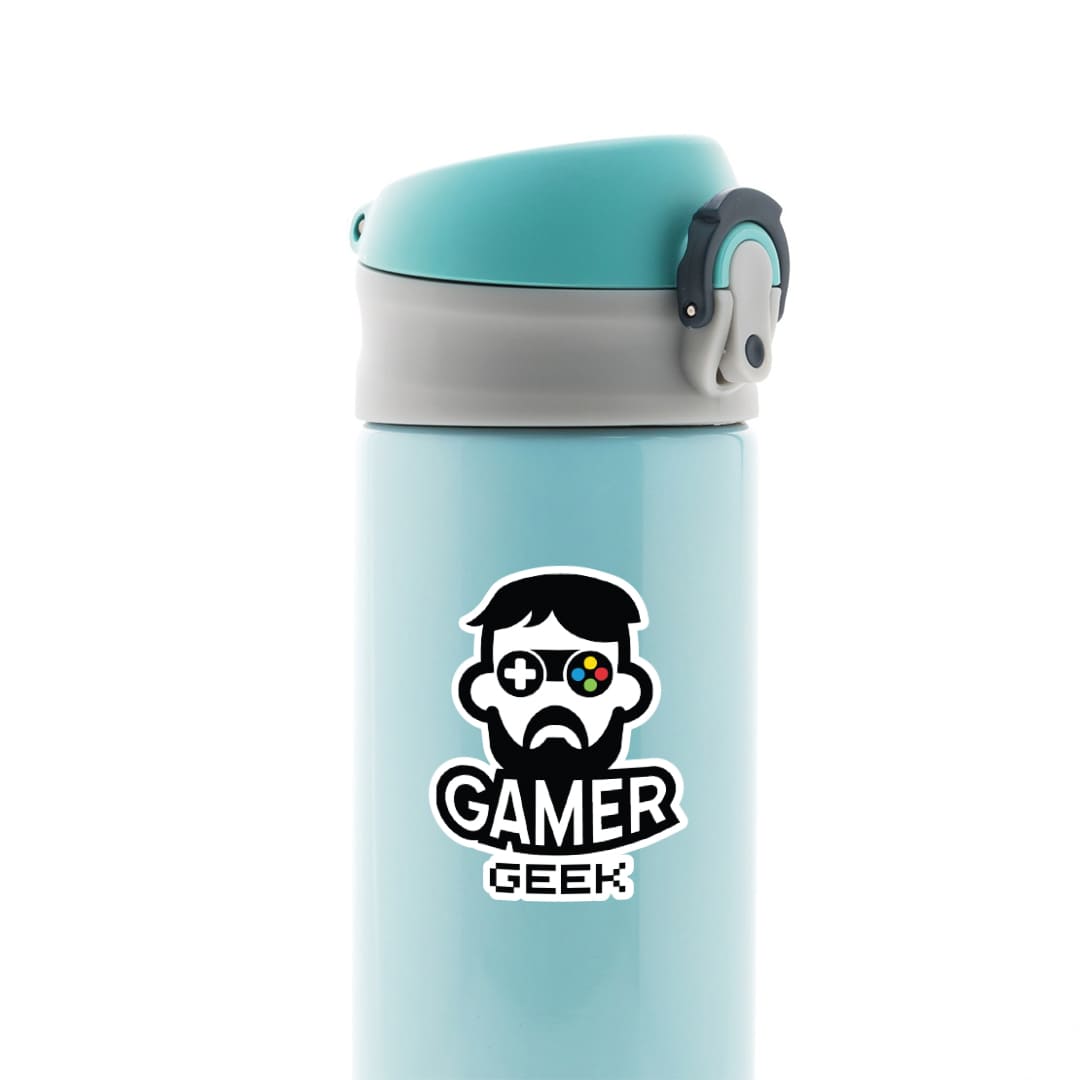Gamer Geek Man Gaming Stickers