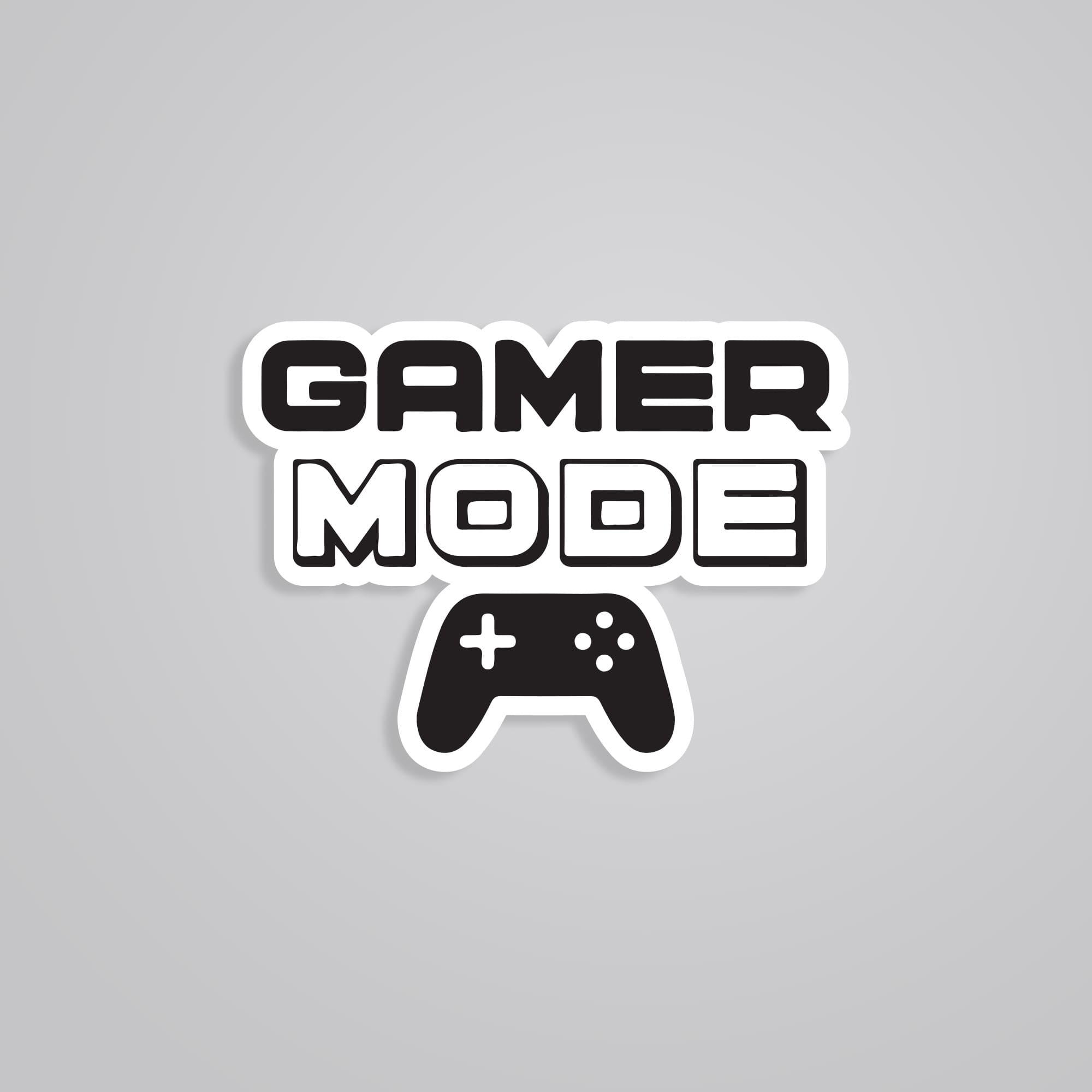 Gamer Mode Stickers - Power Up Your Style with Gaming Flair