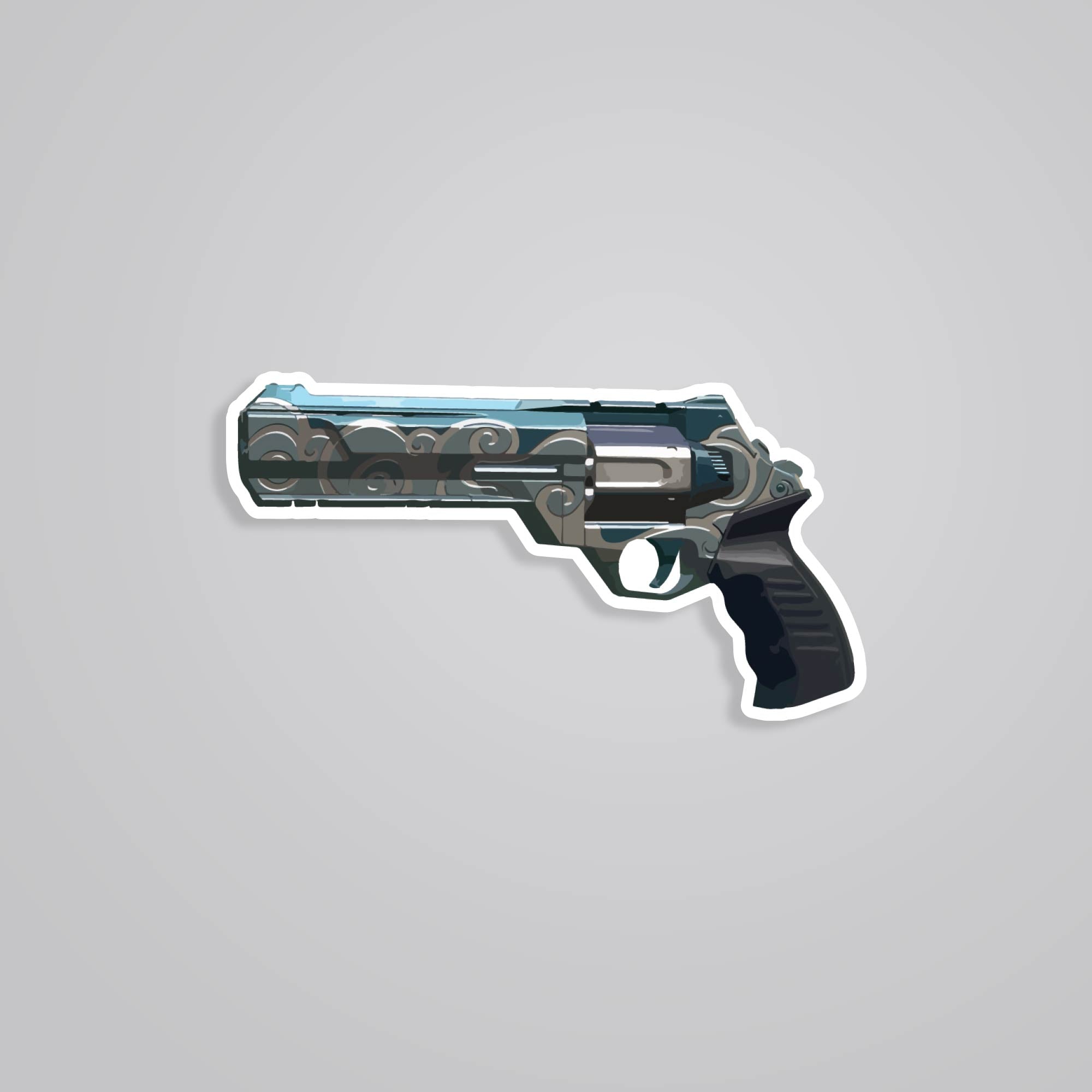 Fomo Store Stickers Gaming Valorant Jett Agent Sheriff Skin