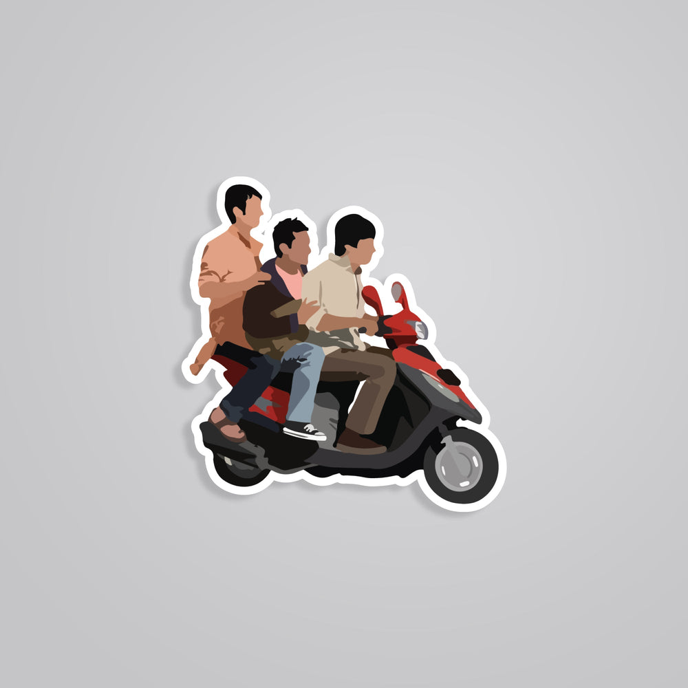 Celebrate Wit and Wisdom with 3 Idiots Stickers