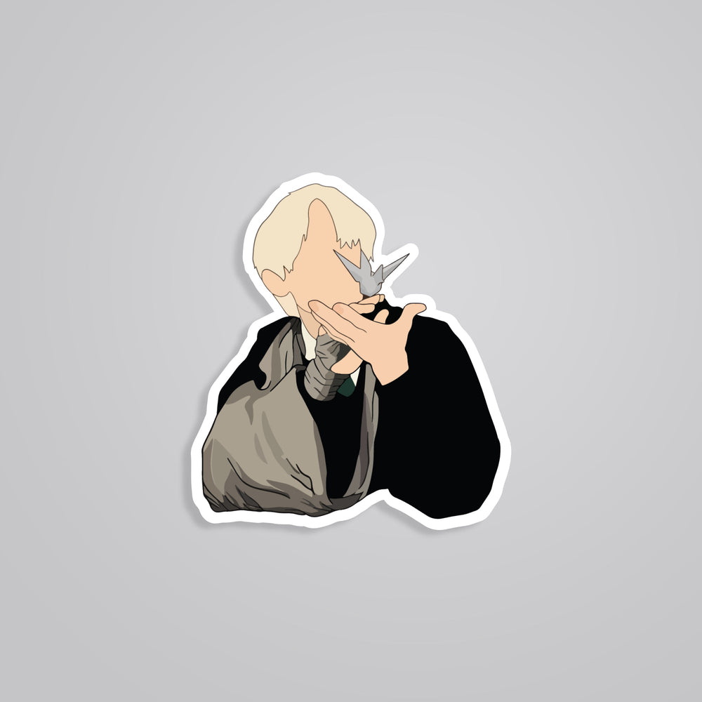 Draco Minimalist Harry Potter Sticker - Elegant Wizardry in Every Detail