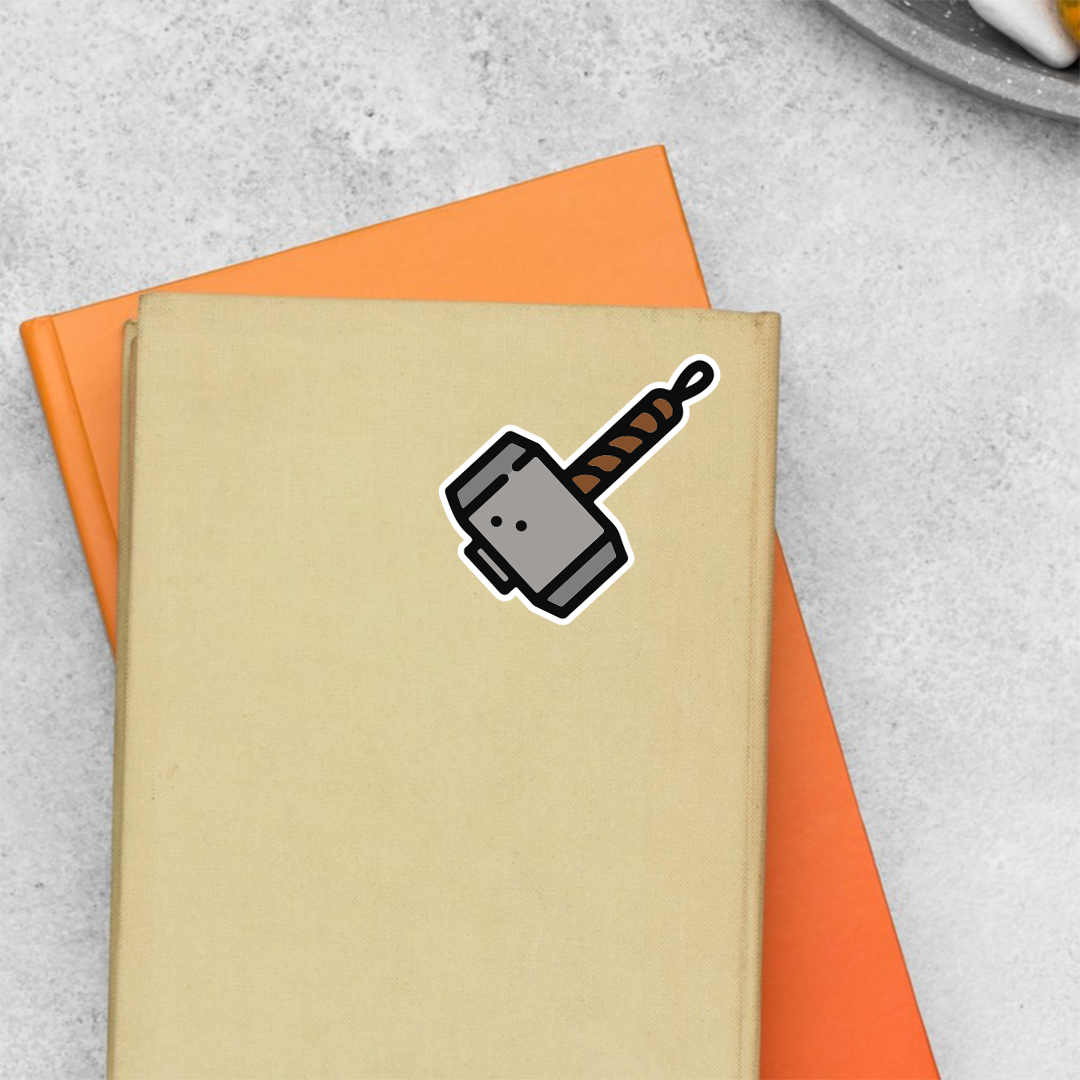 Thor's Hammer Mjölnir Movies Stickers