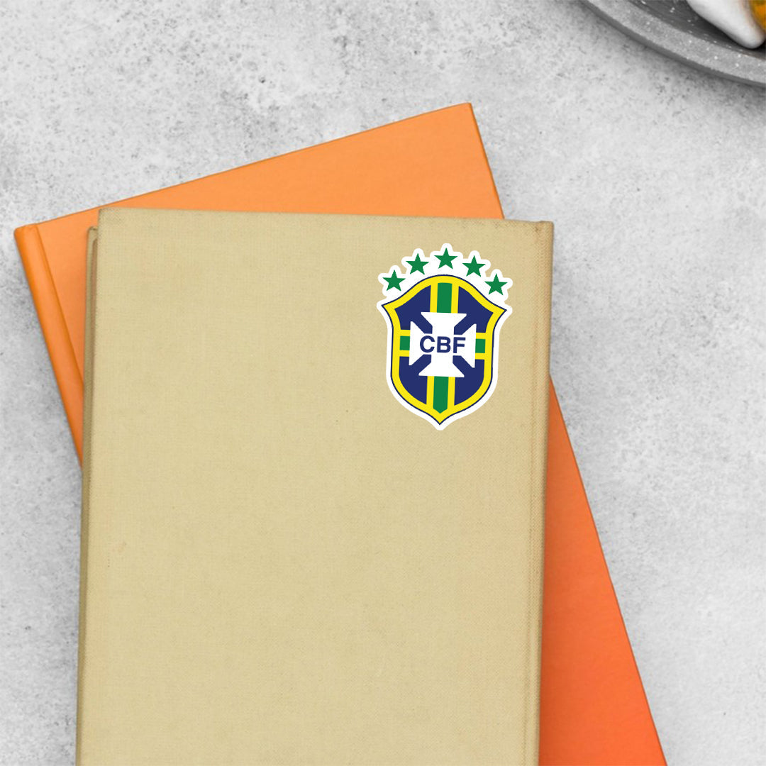 Brazil Football Team Emblem Sports Stickers