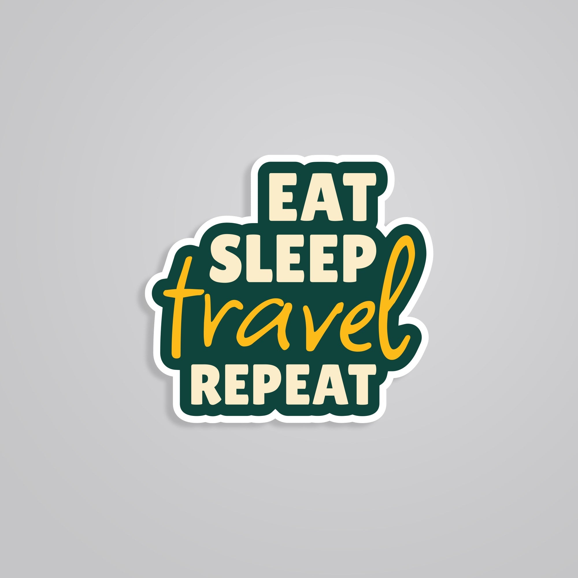 Fomo Store Stickers Travels Eat Sleep Travel Repeat