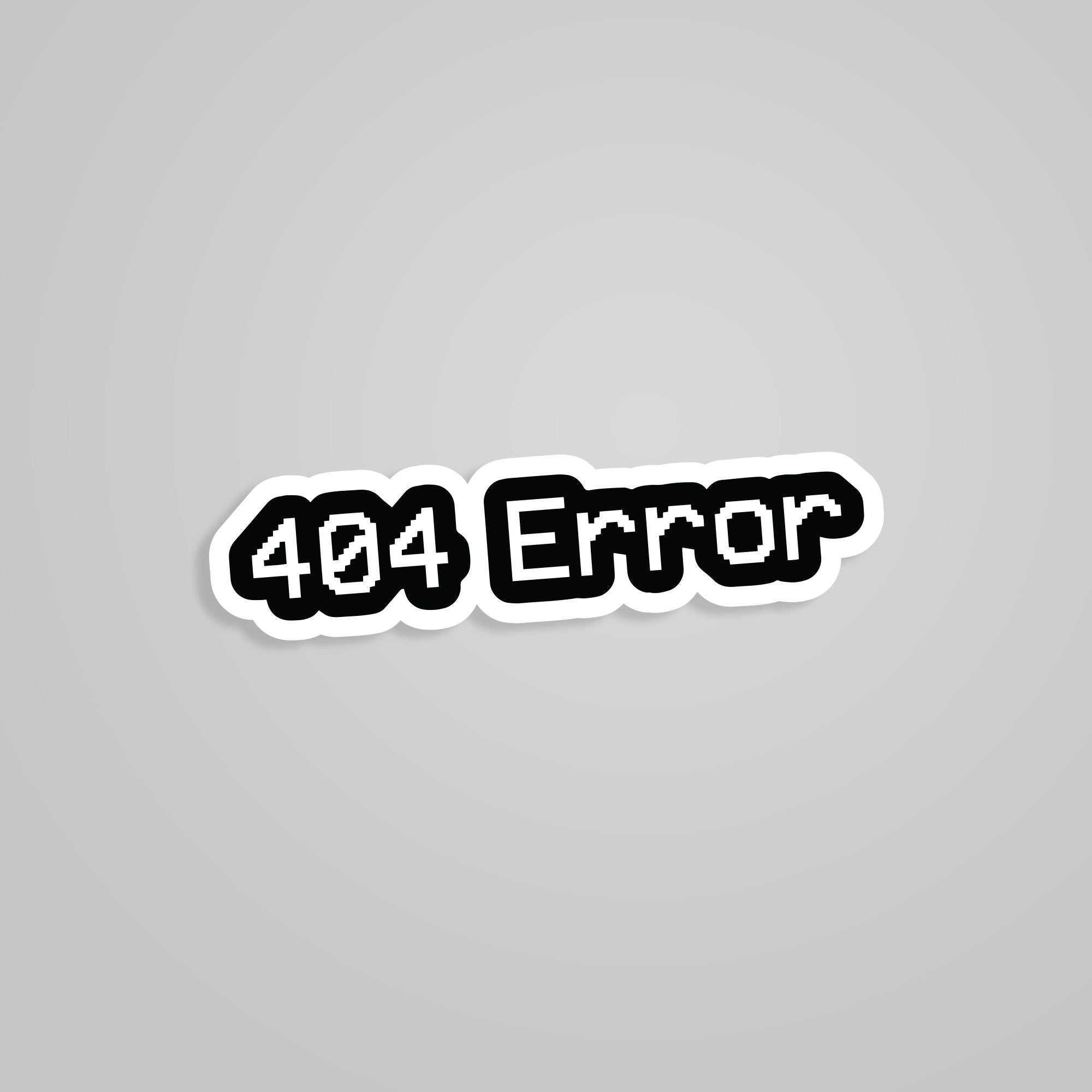 Fomo Store Stickers Witty 404 Error