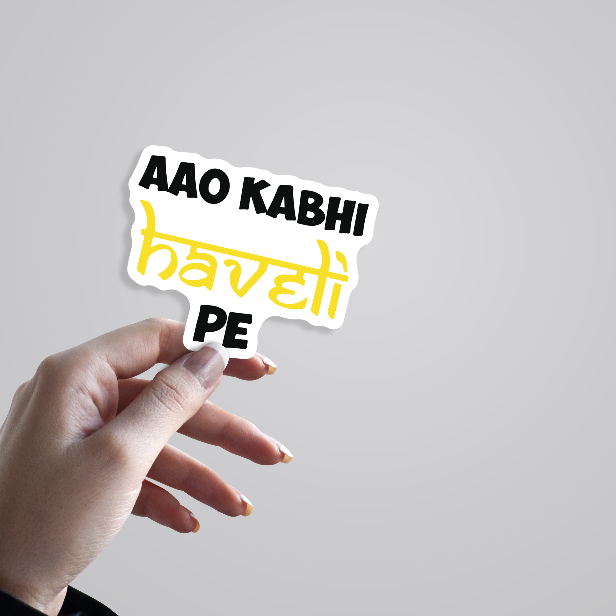 Fomo Store Stickers Witty Aao Kabhi Haveli Pe
