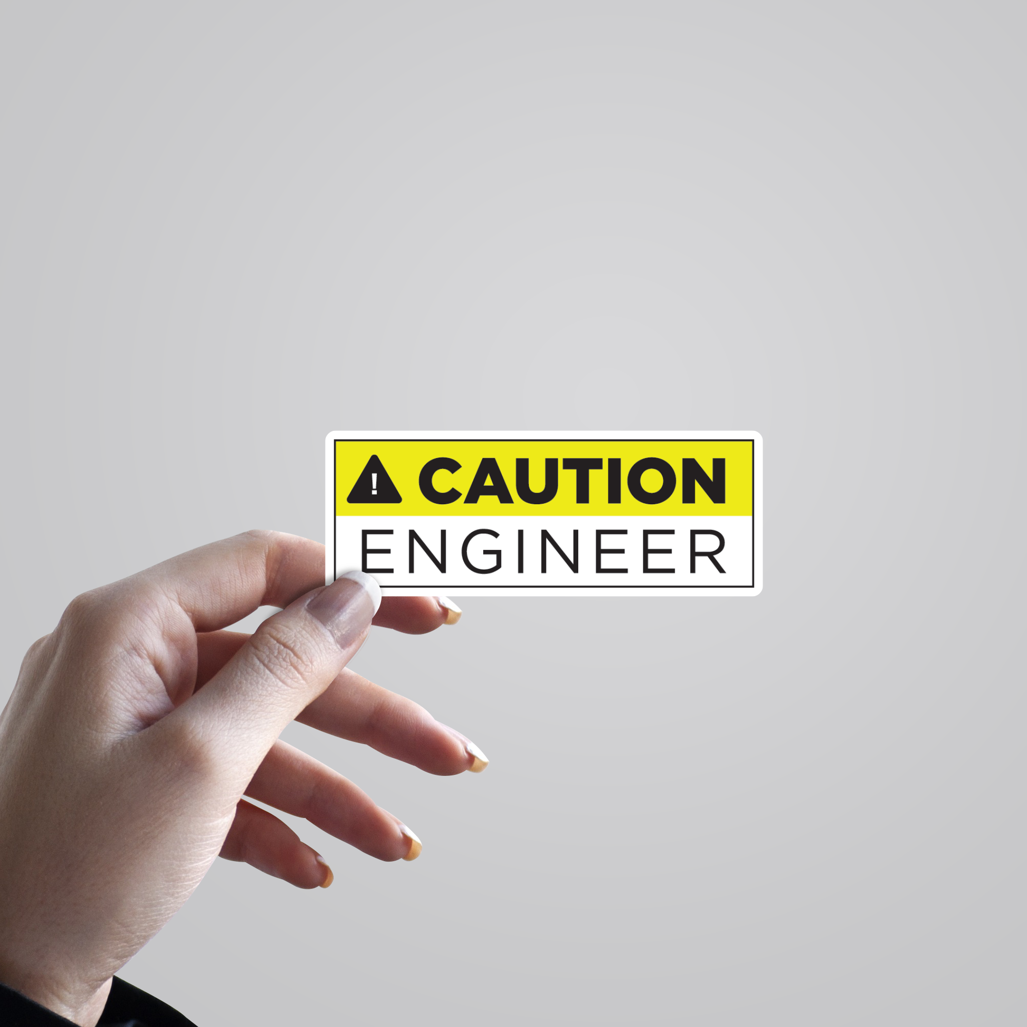 Caution Engineer Stickers: Express Your Engineering Humor with Quirky ...