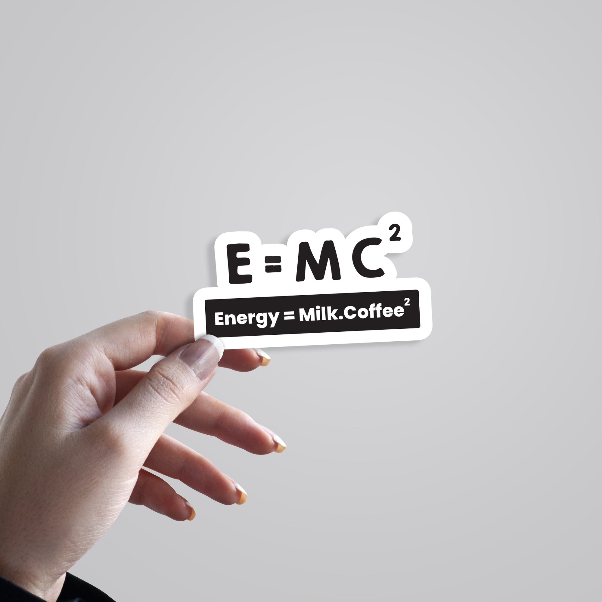 Fomo Store Stickers Witty E = MC2