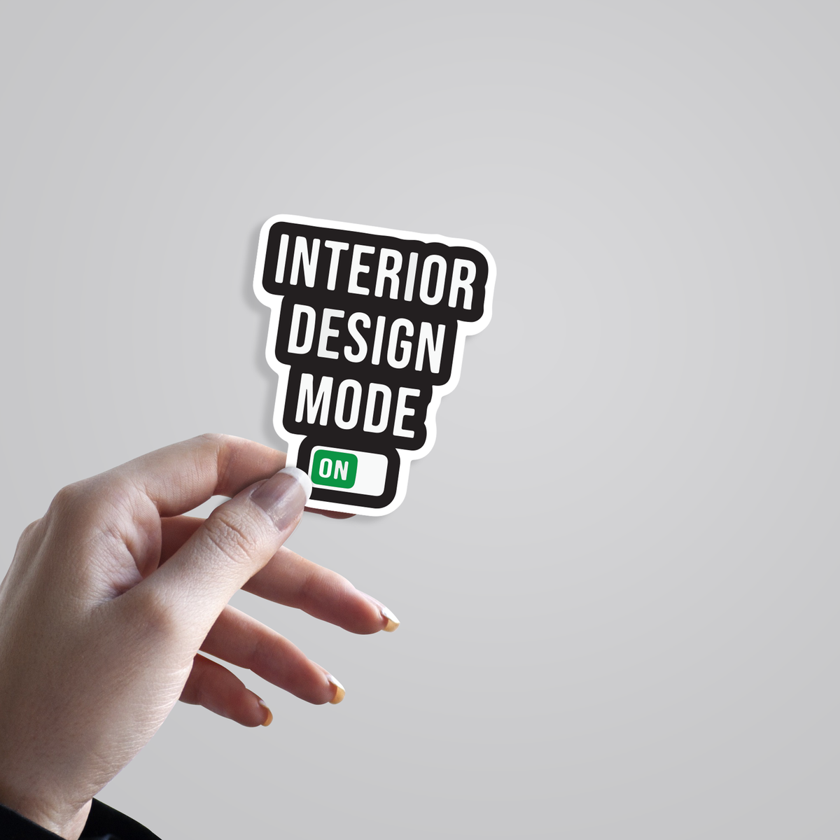 Interior Side Sticker Activate Interior Design Mode with 'Interior Design Mode On' Stickers ...