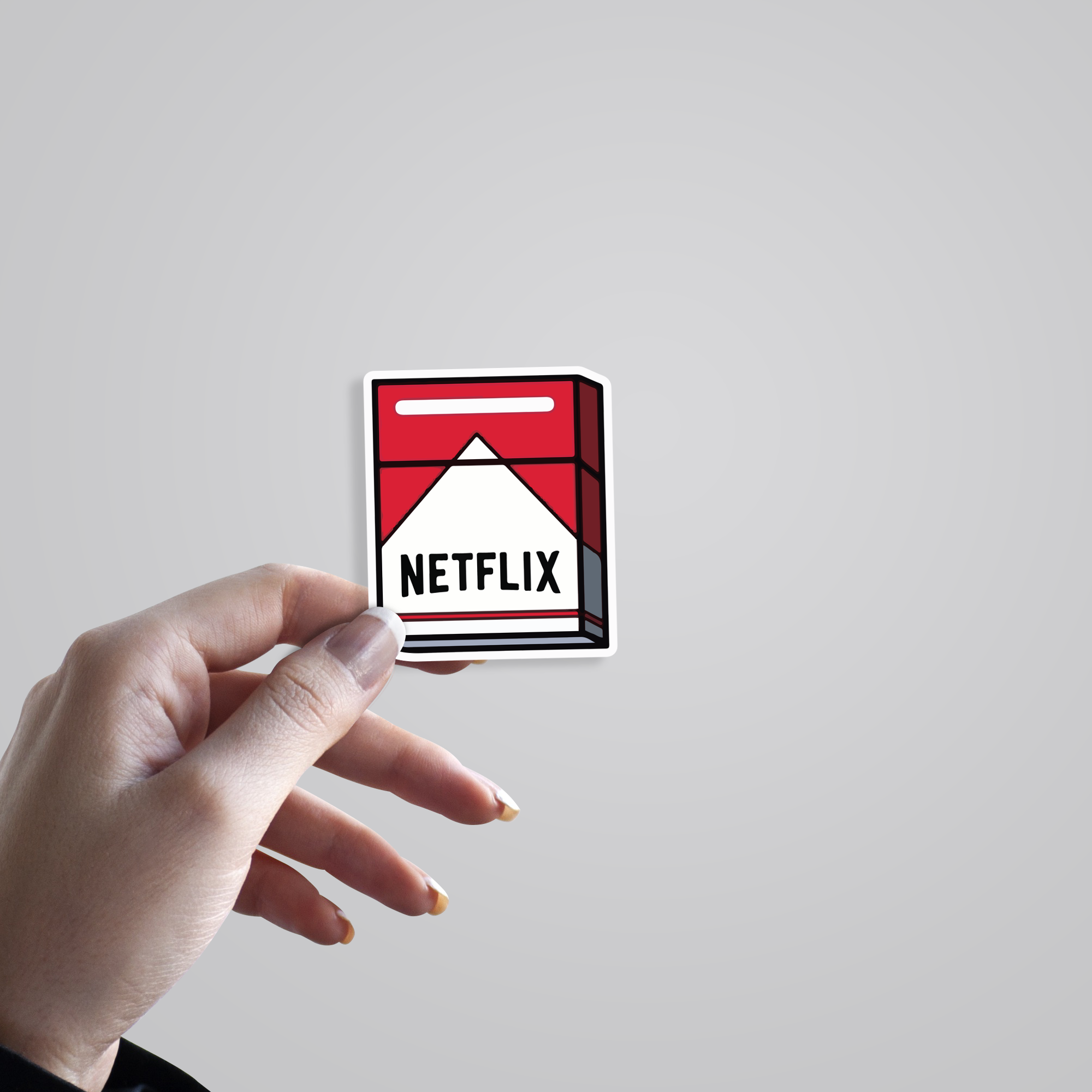 Fomo Store Stickers Witty Netflix Addiction