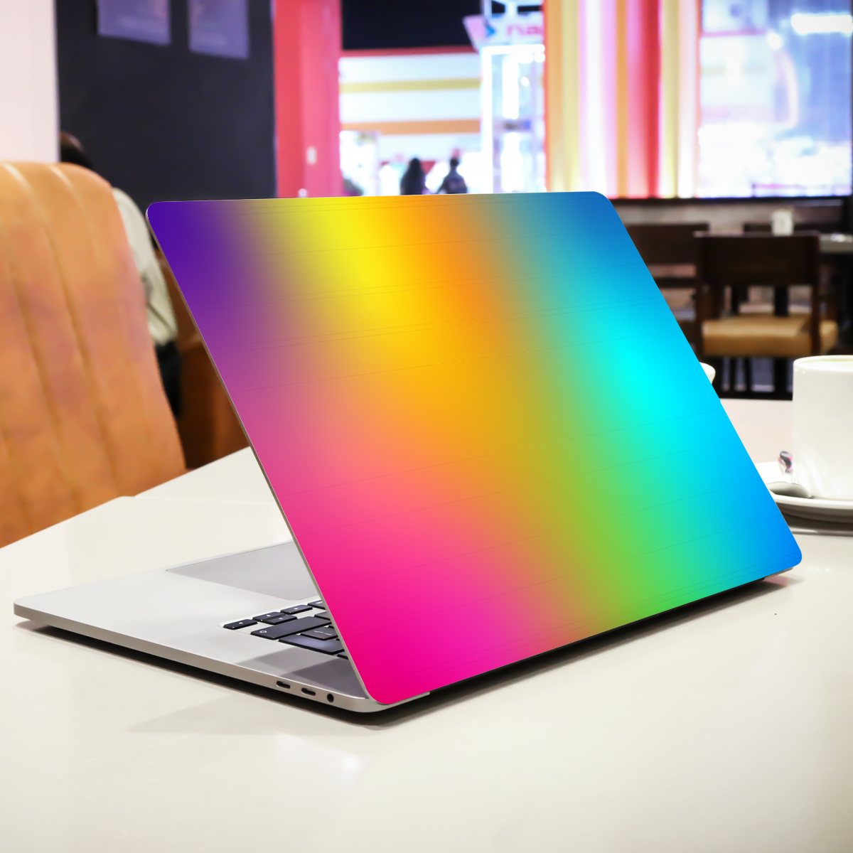 Rainbow Gradient Abstract Laptop Skin