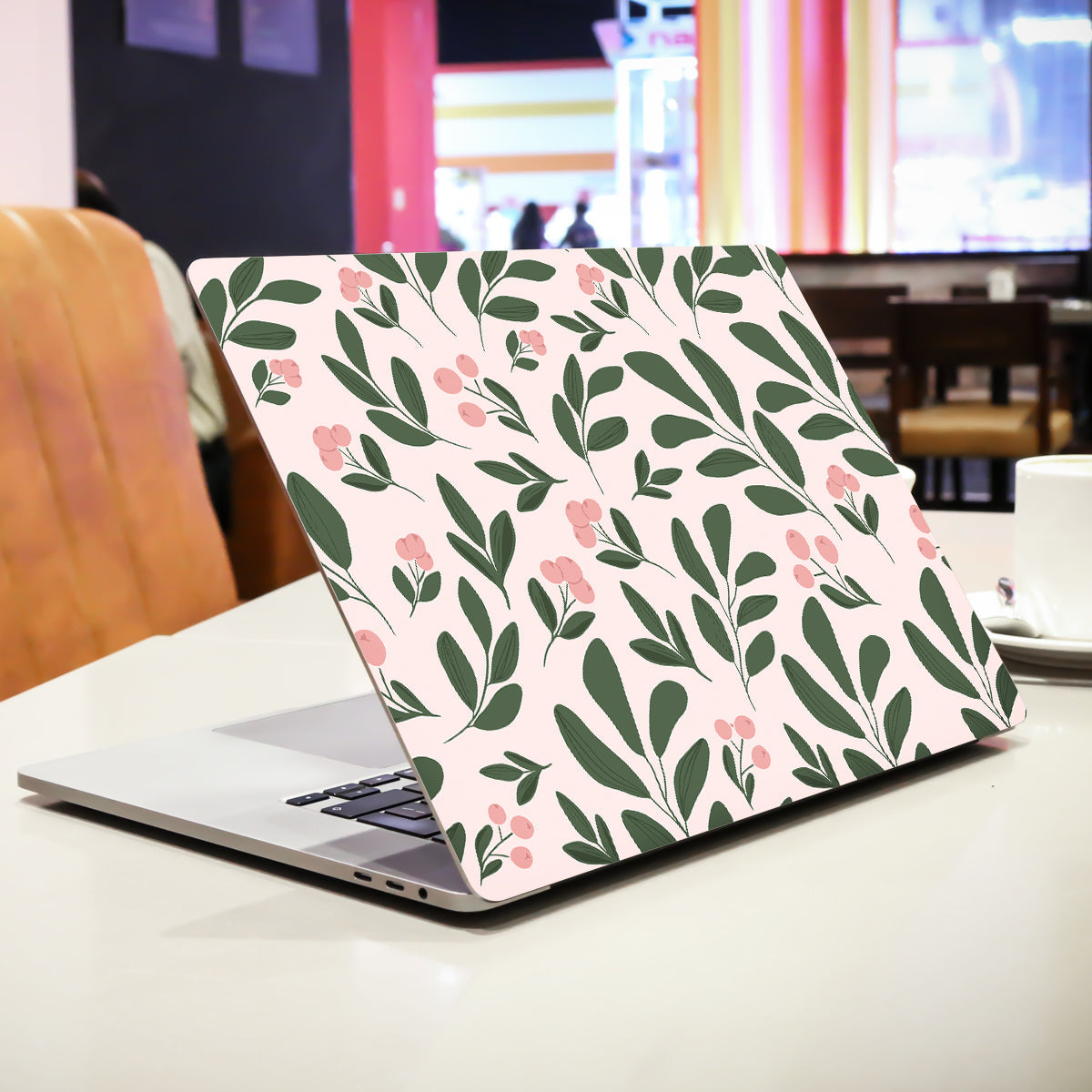 Florals and Leaves Botanical Laptop Skin
