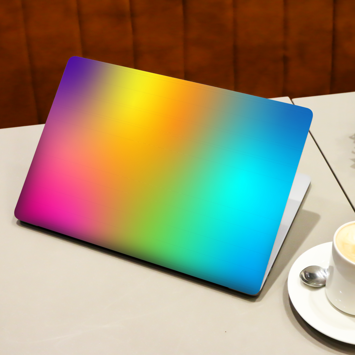 Rainbow Gradient Abstract Laptop Skin