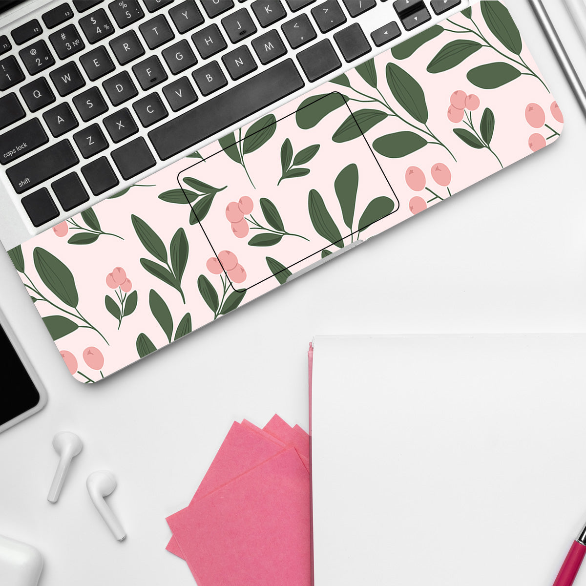 Florals and Leaves Botanical Laptop Skin