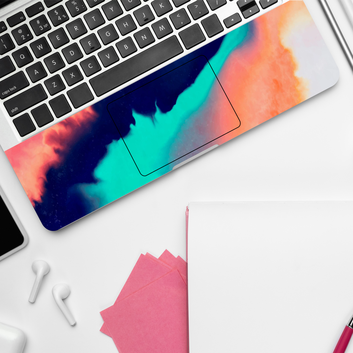 Acrylic Paint Spill Abstract Laptop Skin