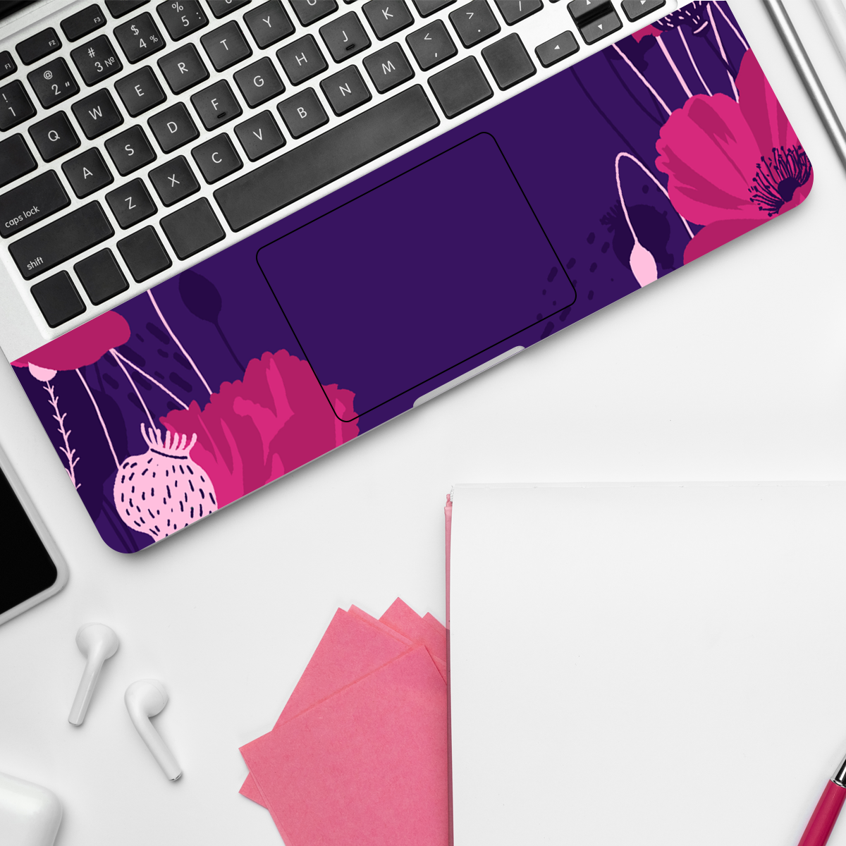 Bloom with Grace Quote Laptop Skin